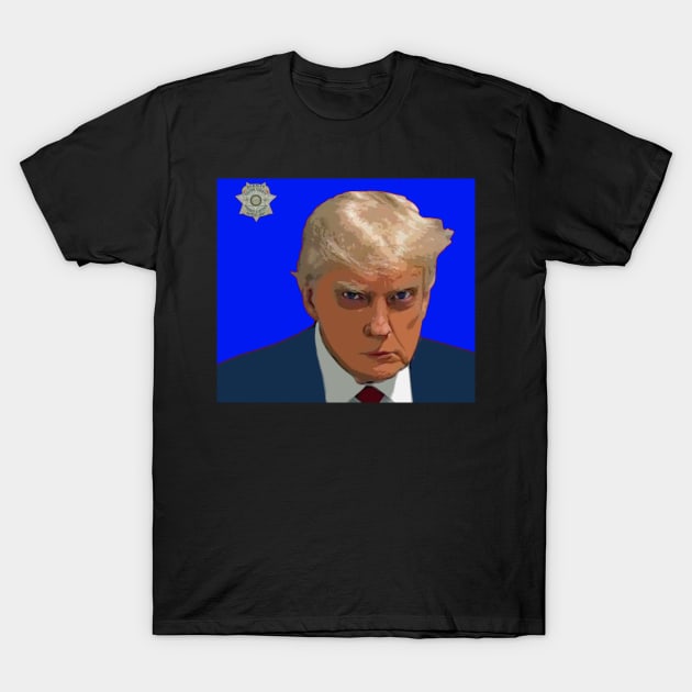 trump mugshot T-Shirt by oryan80